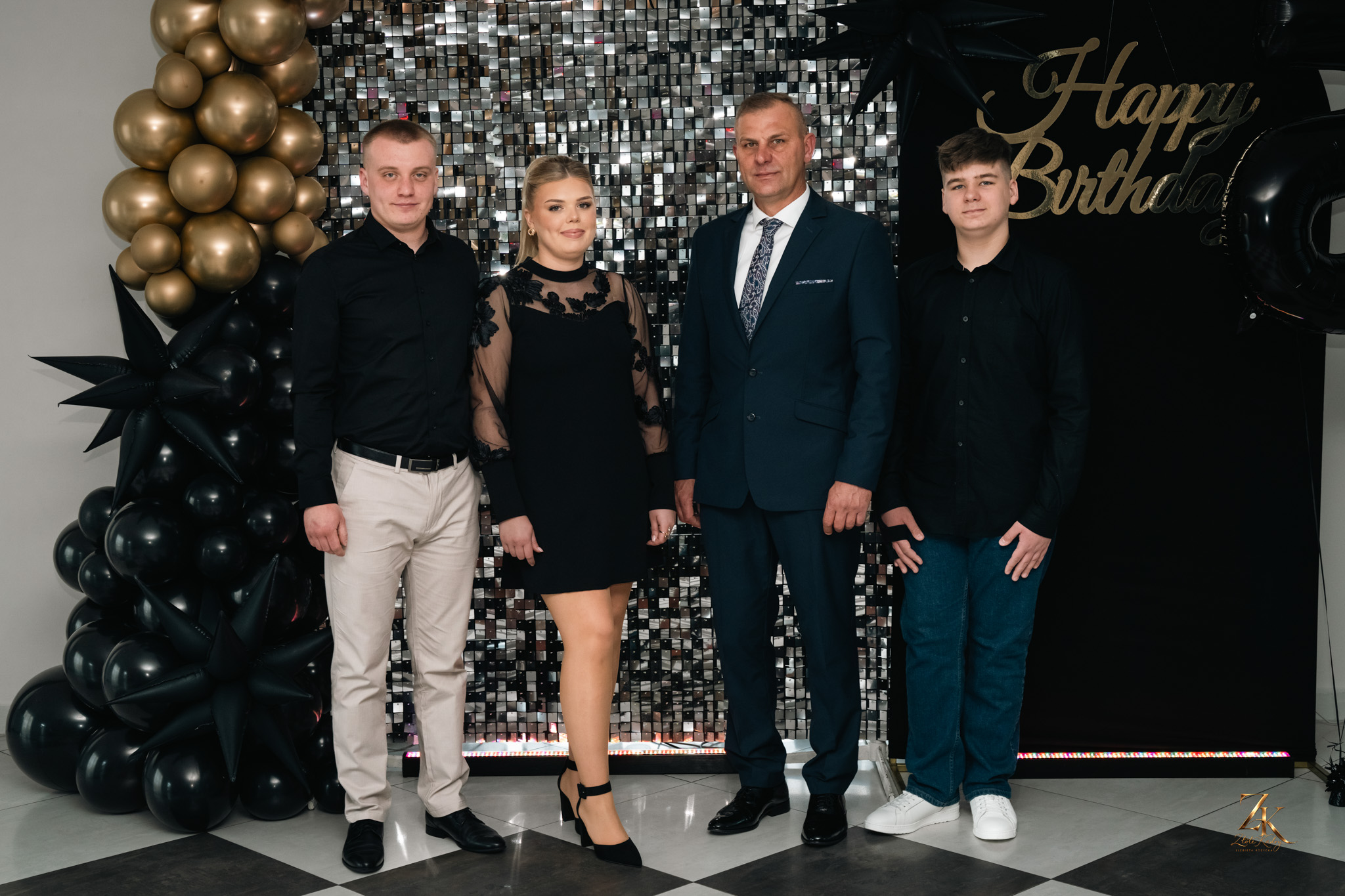 Rodzinny portret podczas jubileuszu